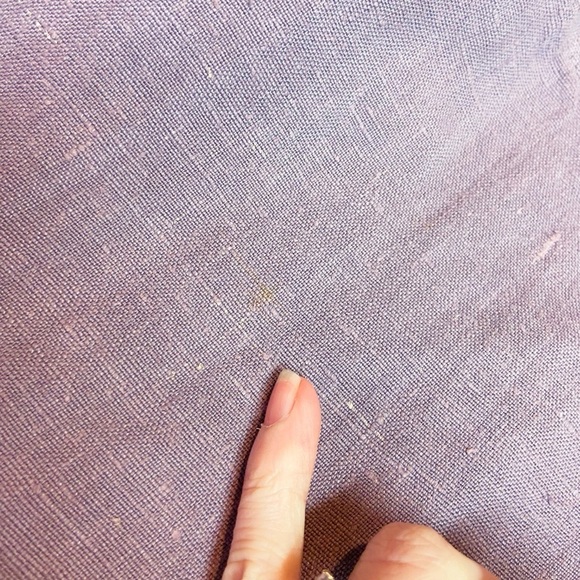 Subtle Tones lavender side button linen maxi skirt S M - Picture 7 of 10